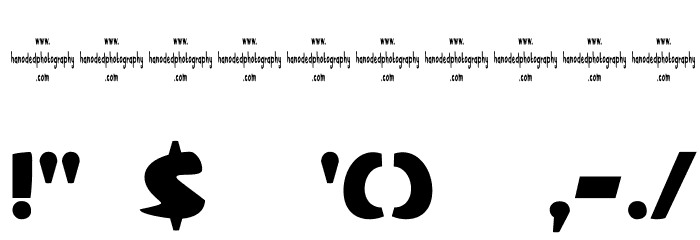 DKViareggio Font OTHER CHARS