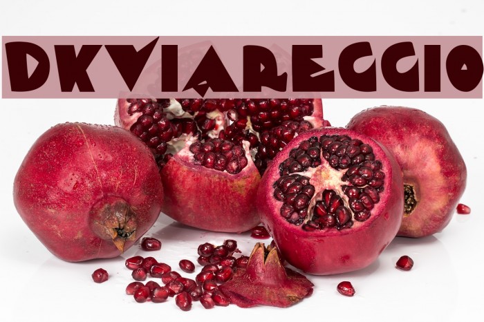 DKViareggio Font examples