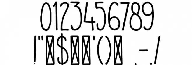 DKVisum Font OTHER CHARS