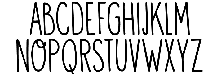 DKVisum Font LOWERCASE