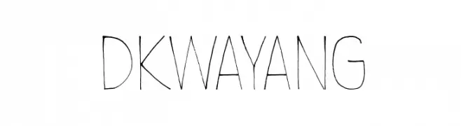 DKWayang  Frei Schriftart Herunterladen