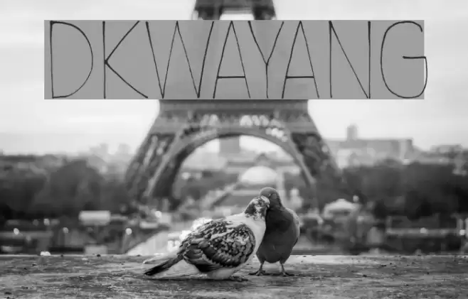 DKWayang Font examples