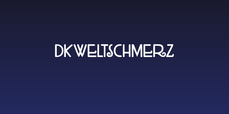 DKWeltschmerz Social Header