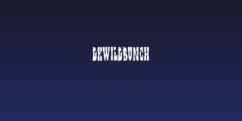 DKWildBunch Social Header