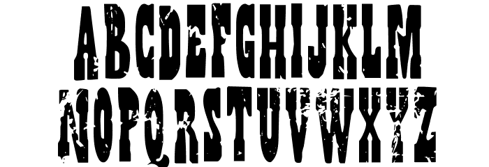 DKWildBunch Font LOWERCASE