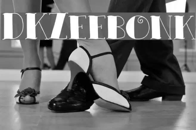 DKZeebonk Font examples