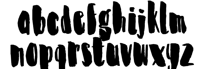 DKZestyLime Font LOWERCASE
