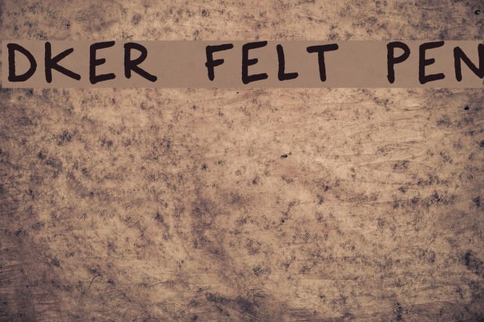 Dker Felt Pen Example 1