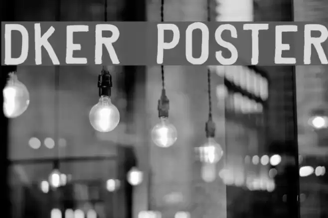 Dker Poster Font examples