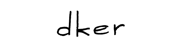 Dker  नि: शुल्क फ़ॉन्ट्स डाउनलोड