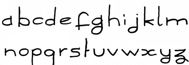 Dker خط أحرف صغيرة