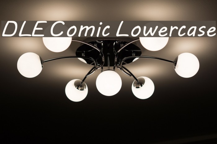 DLE Comic Lowercase Font examples