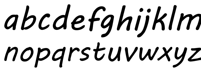 DLE Comic Lowercase Font LOWERCASE