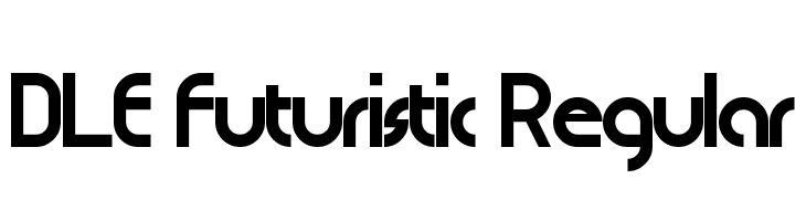 DLE Futuristic Regular Font