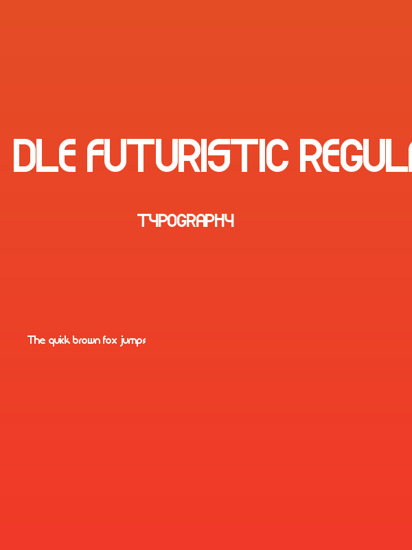 DLE Futuristic Regular Poster