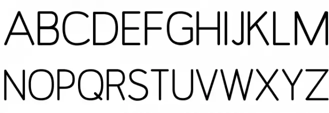 DLE Geomet Web Regular Шрифта ВЕРХНИЙ