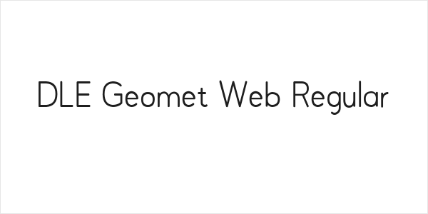 DLE Geomet Web Regular Logo