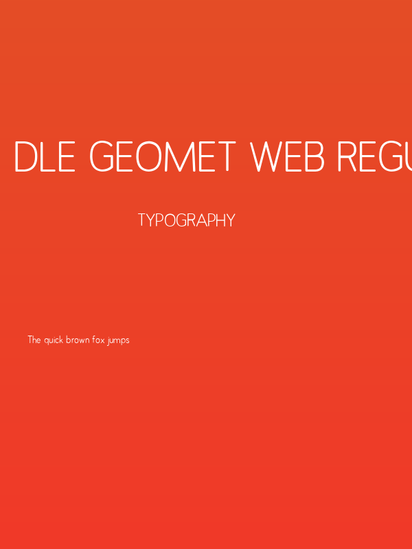 DLE Geomet Web Regular Poster