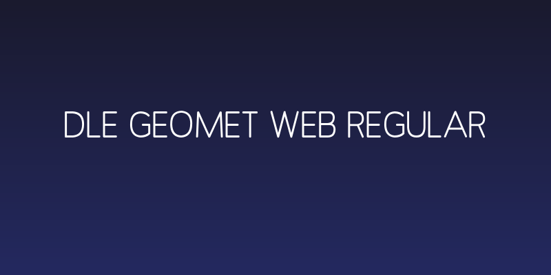 DLE Geomet Web Regular Social Header