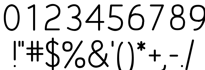 DLE Geomet Font OTHER CHARS