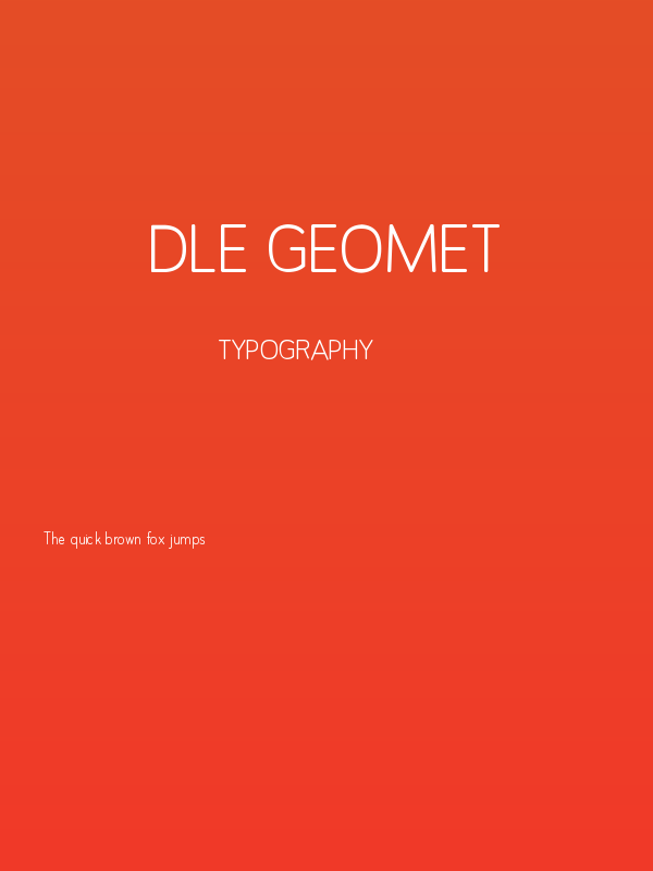 DLE Geomet Poster