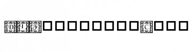 DLFillegreeCaps  Free Fonts Download