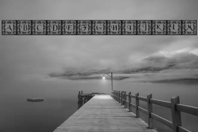 DLFillegreeCaps Font examples