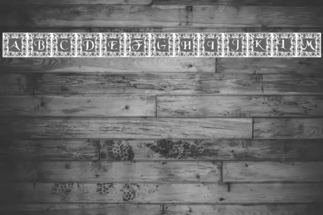 DLFillegreeCaps Font examples