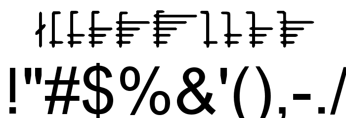 DLI DarkScript Font OTHER CHARS