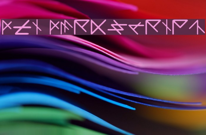DLI DarkScript Font examples