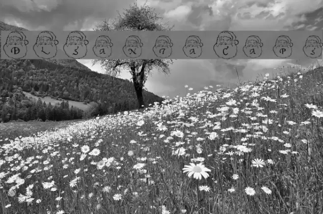 DLSantaCaps Font examples