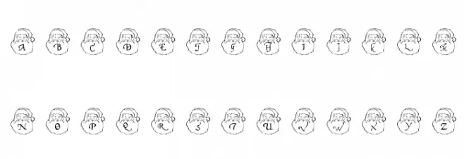 DLSantaCaps Font LOWERCASE