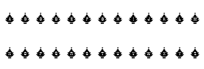 DLTreeCaps Font LOWERCASE