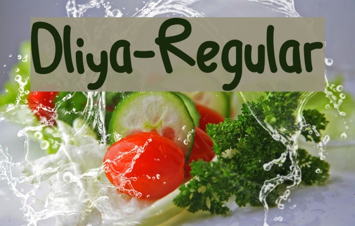Dliya-Regular Font examples