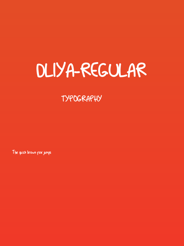 Dliya-Regular Poster
