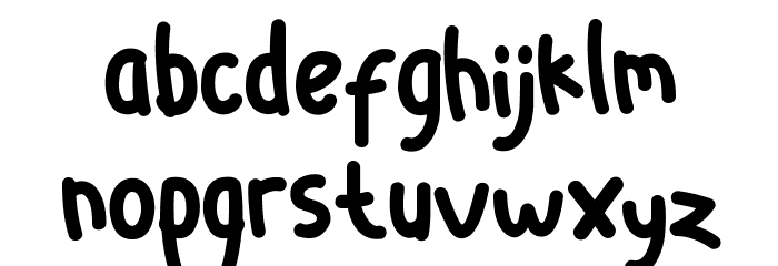 Dliya-Regular Font LOWERCASE
