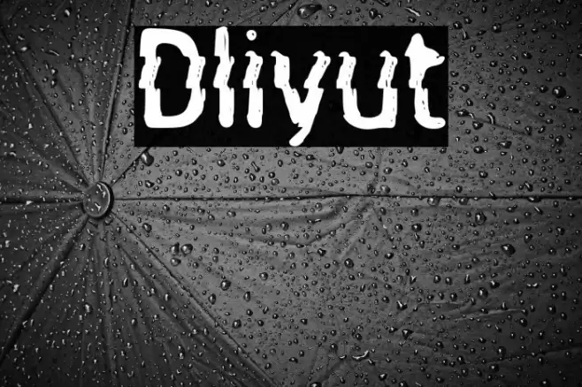 Dliyut Font examples