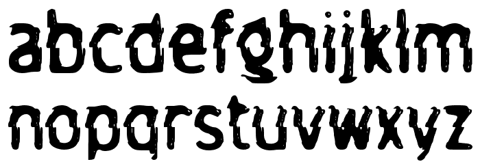 Dliyut Font LOWERCASE
