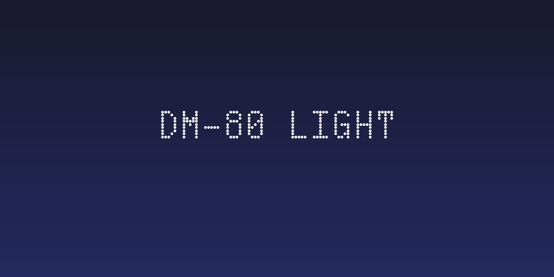 DM-80 Light Social Header