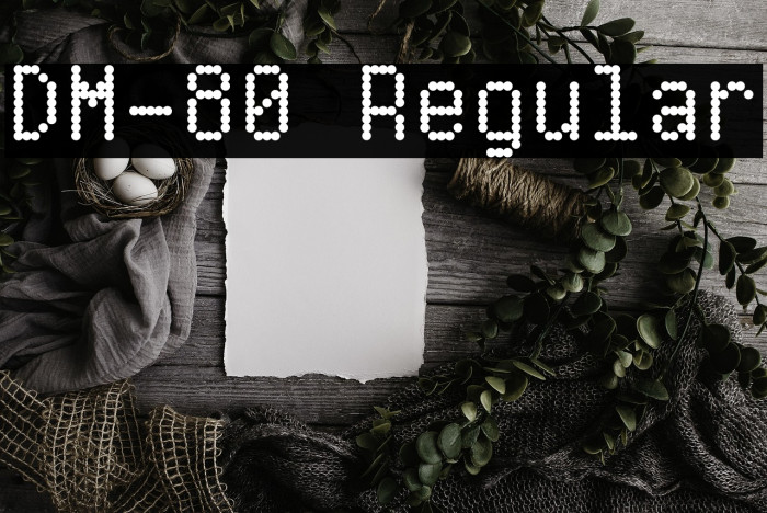 DM-80 Regular Example 1