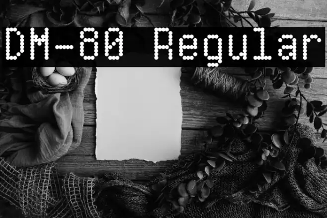 DM-80 Regular Example 1