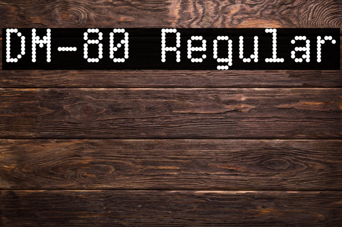 DM-80 Regular Example 3