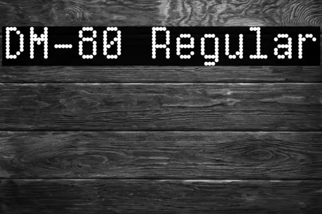 DM-80 Regular Example 3