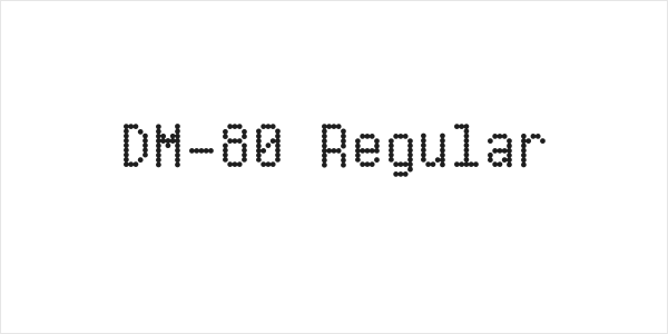DM-80 Regular Logo