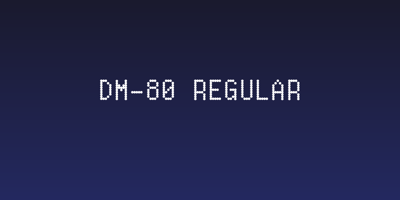 DM-80 Regular Social Header