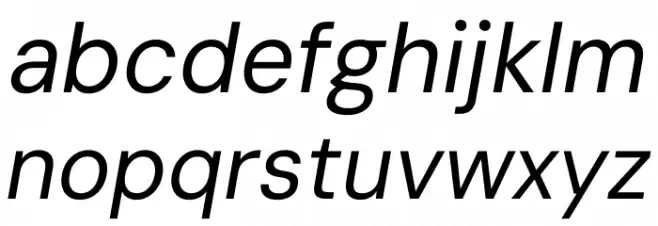 DM Sans 9pt Italic Polices MINUSCULES