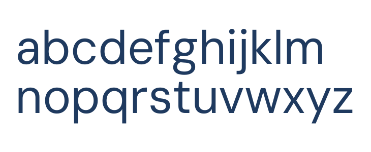 DM Sans 9pt Regular Lowercase