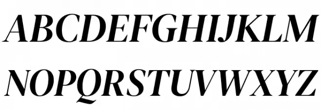 DM Serif Display Italic Fonte MAIÚSCULAS