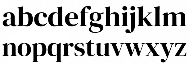 DM Serif Display Regular Polices MINUSCULES