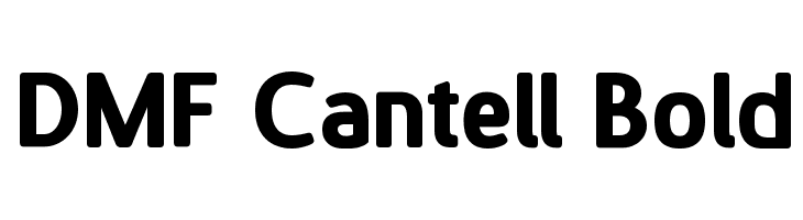 DMF Cantell Bold Font